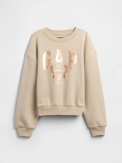 Gap Factory Gapkids &#215 Disney Minnie Mouse Oversized Logo Sweatshirt In Multi