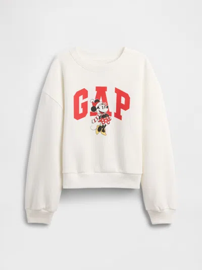 Gap Factory Gapkids &#215 Disney Minnie Mouse Oversized Logo Sweatshirt In Neutral