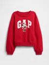 Gap Factory Gapkids &#215 Disney Minnie Mouse Oversized Logo Sweatshirt In Red