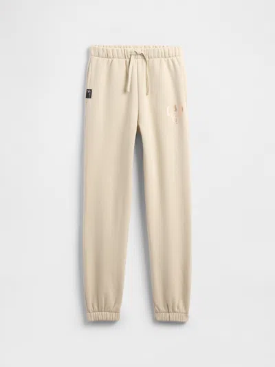 Gap Factory Gapkids &#215 Disney Minnie Mouse Relaxed Logo Joggers In Neutral