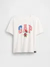 Gap Factory Gapkids &#215 Disney Minnie Mouse Relaxed Logo T-shirt In White
