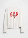 Gap Factory Gapkids &#215 Disney Minnie Mouse Relaxed Logo T-shirt In White