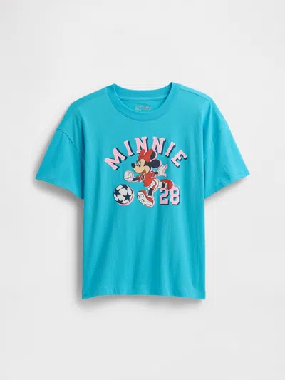 Gap Factory Gapkids &#215 Minnie Mouse Oversized Graphic T-shirt In Blue