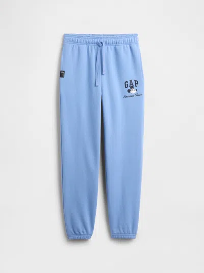 Gap Factory Gapkids × Disney Mickey Mouse Relaxed Logo Joggers In Blue