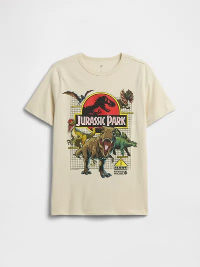 Gap Factory Gapkids Jurassic Park Graphic T-shirt In Neutral