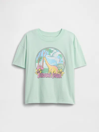 Gap Factory Gapkids | Jurassic Park Oversized Graphic T-shirt In Green