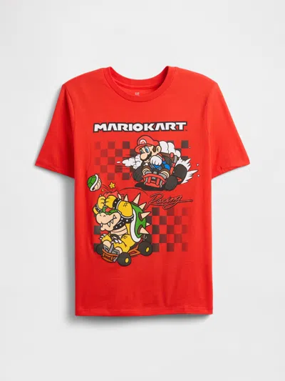 Gap Factory Gapkids | Mario Kart Graphic T-shirt In Red