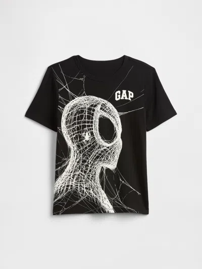 Gap Factory Gapkids | Marvel Spider-man Graphic T-shirt In Black
