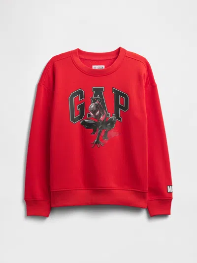 Gap Factory Gapkids | Marvel Spider-man Logo Sweatshirt In Red
