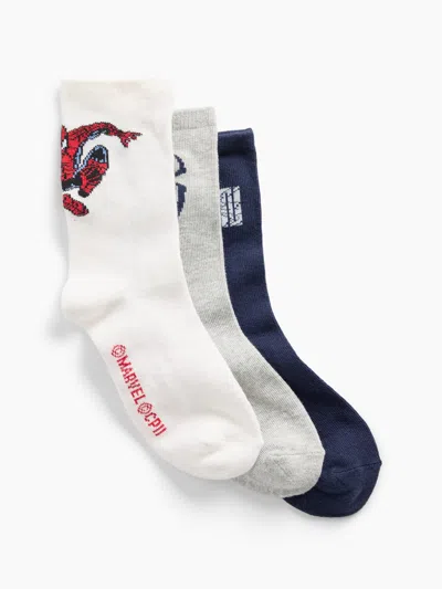Gap Factory Gapkids Marvel Spider-man Crew Socks (3-pack) In Multi