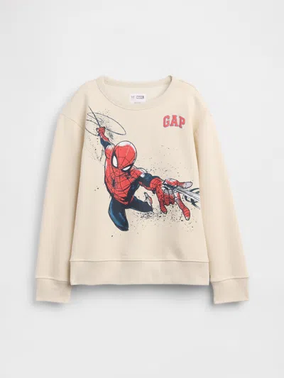 Gap Factory Gapkids Marvel Spider-man Relaxed Crewneck Sweatshirt In Multi