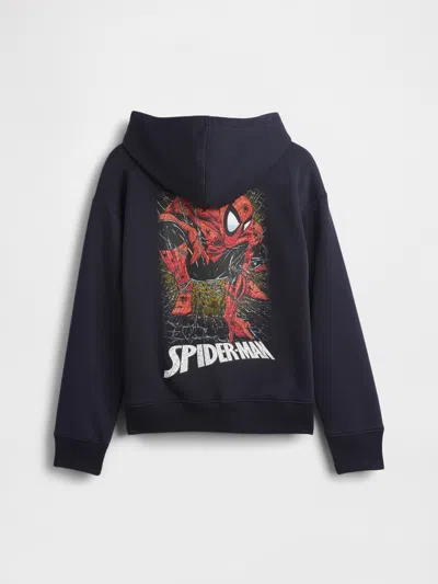 Gap Factory Gapkids Marvel Spider-man Relaxed Logo Hoodie In Animal Print