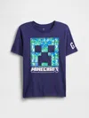 Gap Factory Gapkids | Minecraft Graphic T-shirt In Blue