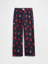 Gap Factory Gapkids |peanuts 100% Recycled Flannel Pj Pants In Blue