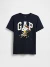 Gap Factory Gapkids | Peanuts Logo T-shirt In Black