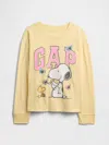 Gap Factory Gapkids | Peanuts Oversized Logo T-shirt In Yellow