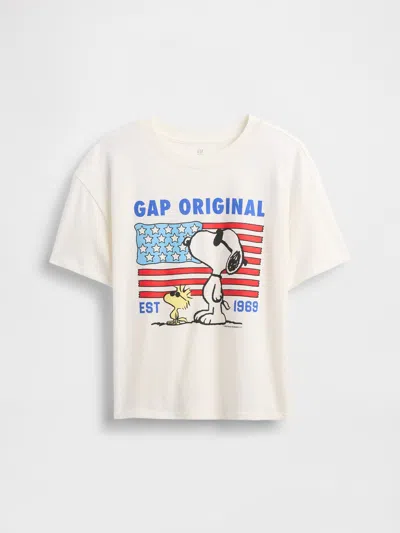 Gap Factory Gapkids | Peanuts Relaxed Graphic T-shirt In White