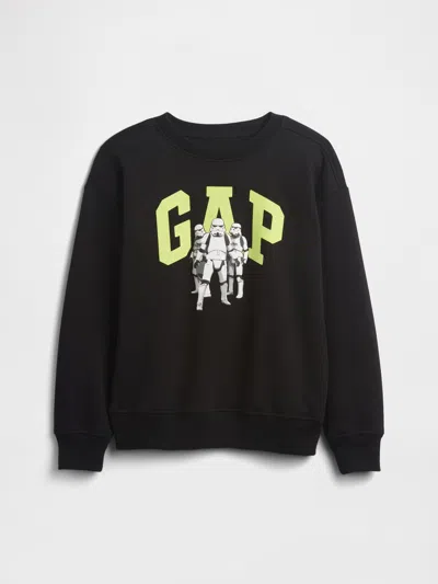 Gap Factory Gapkids | Star Wars™ Relaxed Logo Sweatshirt In Black