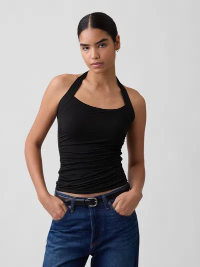Gap Factory Halter Tank Top In Black