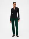 Gap Factory High Rise '90s Original Straight Corduroy Pants In Black