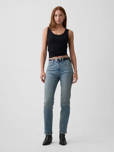 Gap Factory High Rise '90s Slim Straight Jeans In Medium Wash