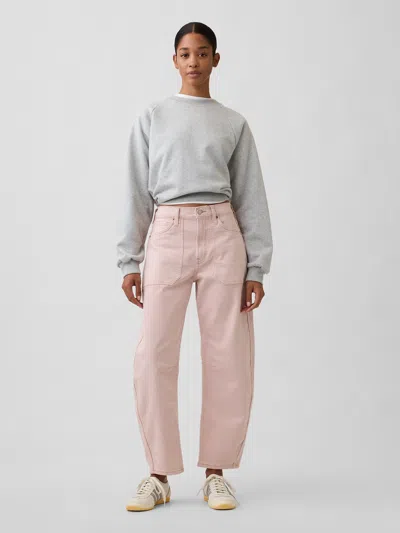 Gap Factory High Rise Barrel Jeans