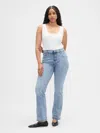 Gap Factory High Rise Curvy Baby Boot Jeans In Blue