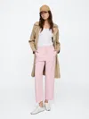 Gap Factory High Rise Easy Straight-leg Pants In Pink