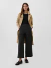 Gap Factory High Rise Easy Wide-leg Khakis In Black