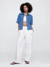 Gap Factory High Rise Pull-on Wide-leg Utility Jeans