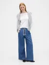 Gap Factory High Rise Superlight Pull-on Baggy Jeans In Blue