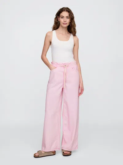 Gap Factory High Rise Superlight Pull-on Baggy Jeans In Pink