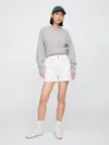 Gap Factory High Rise Supersoft Utility Shorts In White