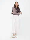 Gap Factory High Rise Wide-leg Crop Jeans In White