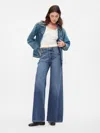 Gap Factory High Rise Wide-leg Jeans In Blue