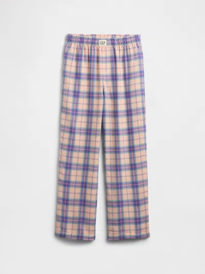 Gap Factory Kids 100% Recycled Flannel Pj Pants In Multi