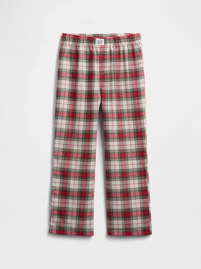 Gap Factory Kids 100% Recycled Flannel Pj Pants In Multi