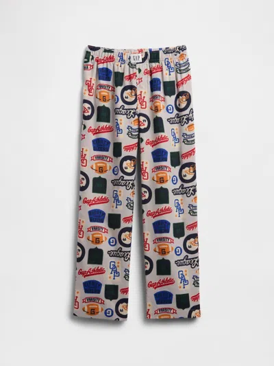 Gap Factory Kids 100% Recycled Flannel Pj Pants In Multi