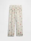 Gap Factory Kids 100% Recycled Flannel Pj Pants In Neutral
