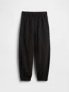 Gap Factory Kids 100% Recycled Jersey-lined Pull-on Pants In Black