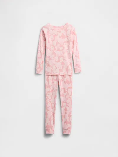 Gap Factory Kids & Babygap 100% Organic Cotton Ghost Pj Set In Pink