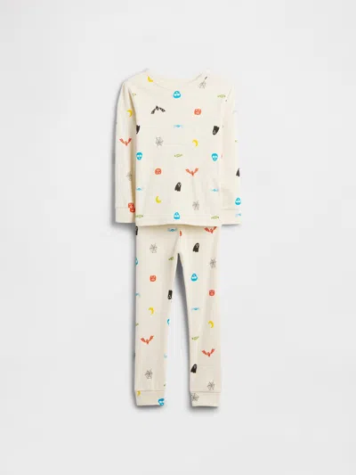 Gap Factory Kids & Babygap 100% Organic Cotton Halloween Pj Set In Neutral