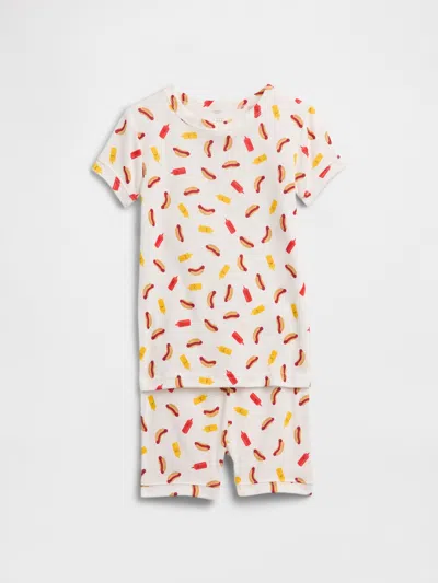 Gap Factory Kids & Babygap 100% Organic Cotton Hot Dog Pj Set