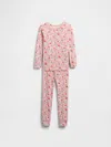 Gap Factory Kids & Babygap 100% Organic Cotton Mushroom Pj Set In Pink