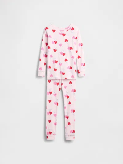 Gap Factory Kids & Babygap 100% Organic Cotton Pj Set In Pink