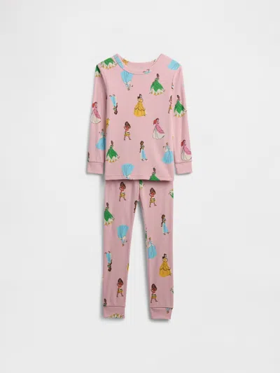 Gap Factory Kids & Babygap &#215 Disney Princess 100% Organic Cotton Pj Set In Multi