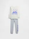 Gap Factory Kids & Babygap &#215 Lilo And Stitch 100% Organic Cotton Pj Set In Blue