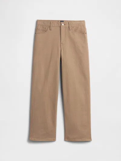 Gap Factory Kids Baggy Jeans In Brown