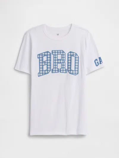 Gap Factory Kids Big Bro Graphic T-shirt In White