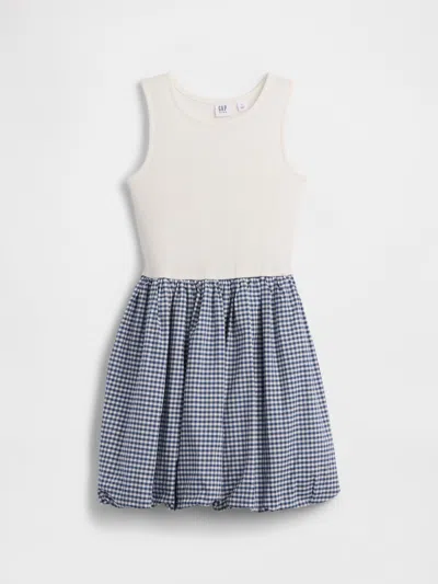Gap Factory Kids Bubble Dress In Blue